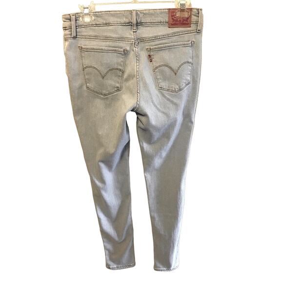 Levi Strauss 711 Skinny Light Wash Jeans 28 - Picture 2 of 5